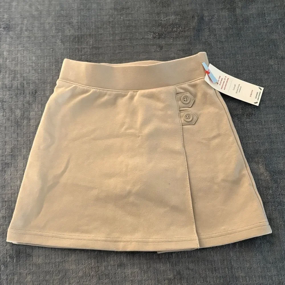 NWT Cat & Jack Girls Tan Skirt